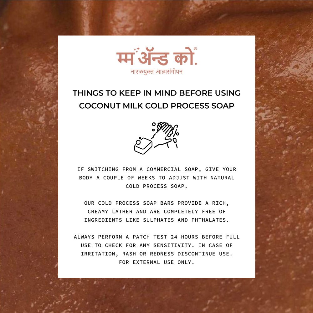 Sattvic Orange Cinnamon Coconut Milk Cold Process Soap – Body Soap on Brown Living™. SKU: CB02. Img 4.