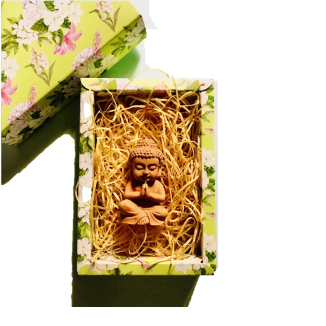 Scented Sculpture Meditating Buddha with Refill Fragrance | Home Decor – Candles & Fragrances on Brown Living™. SKU: SSCPBD1DES1. Img 2.