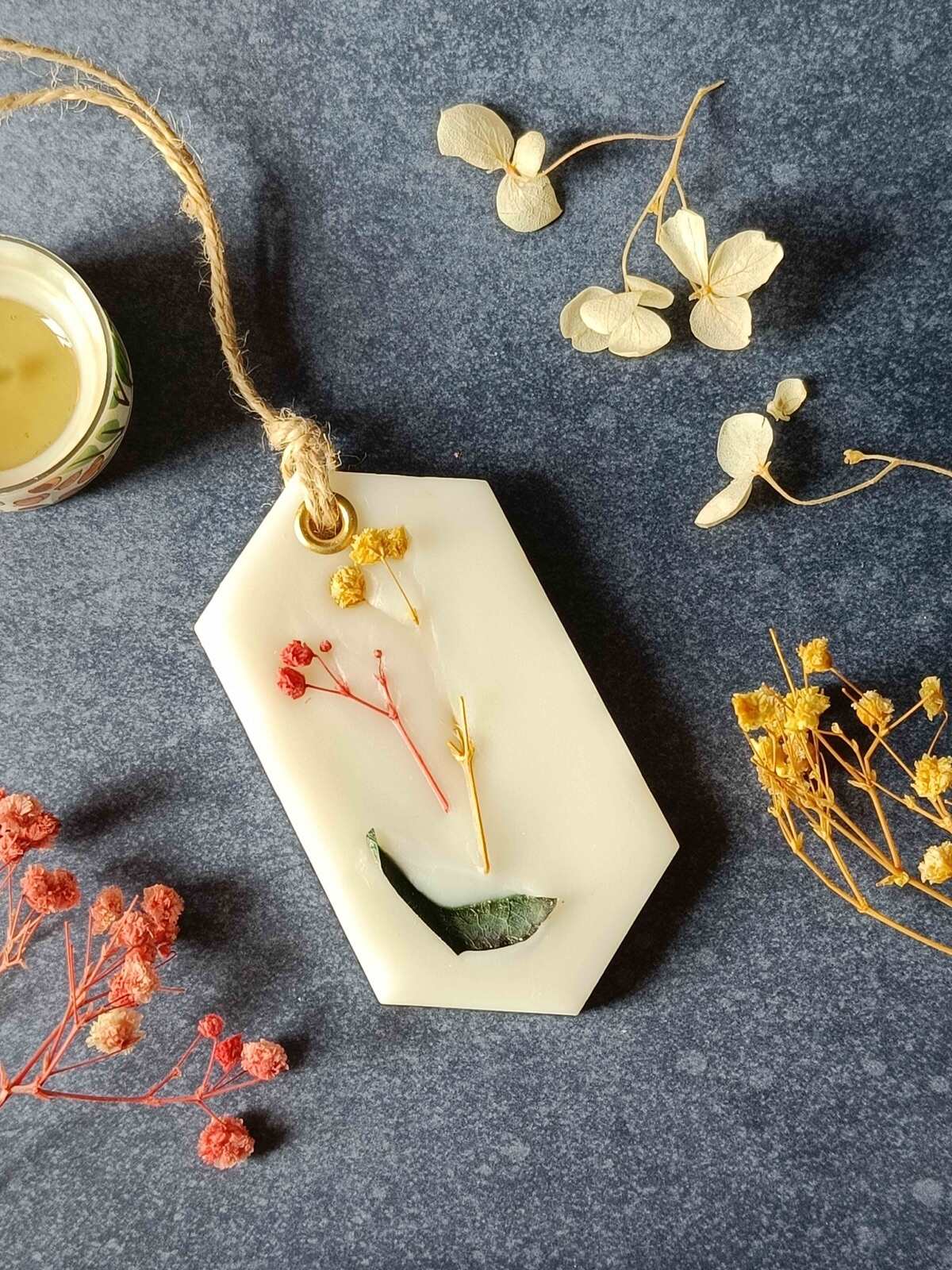 Scented Soywax Air Freshener Sachet - Hexagon 40g | Verified Sustainable by Brown Living™