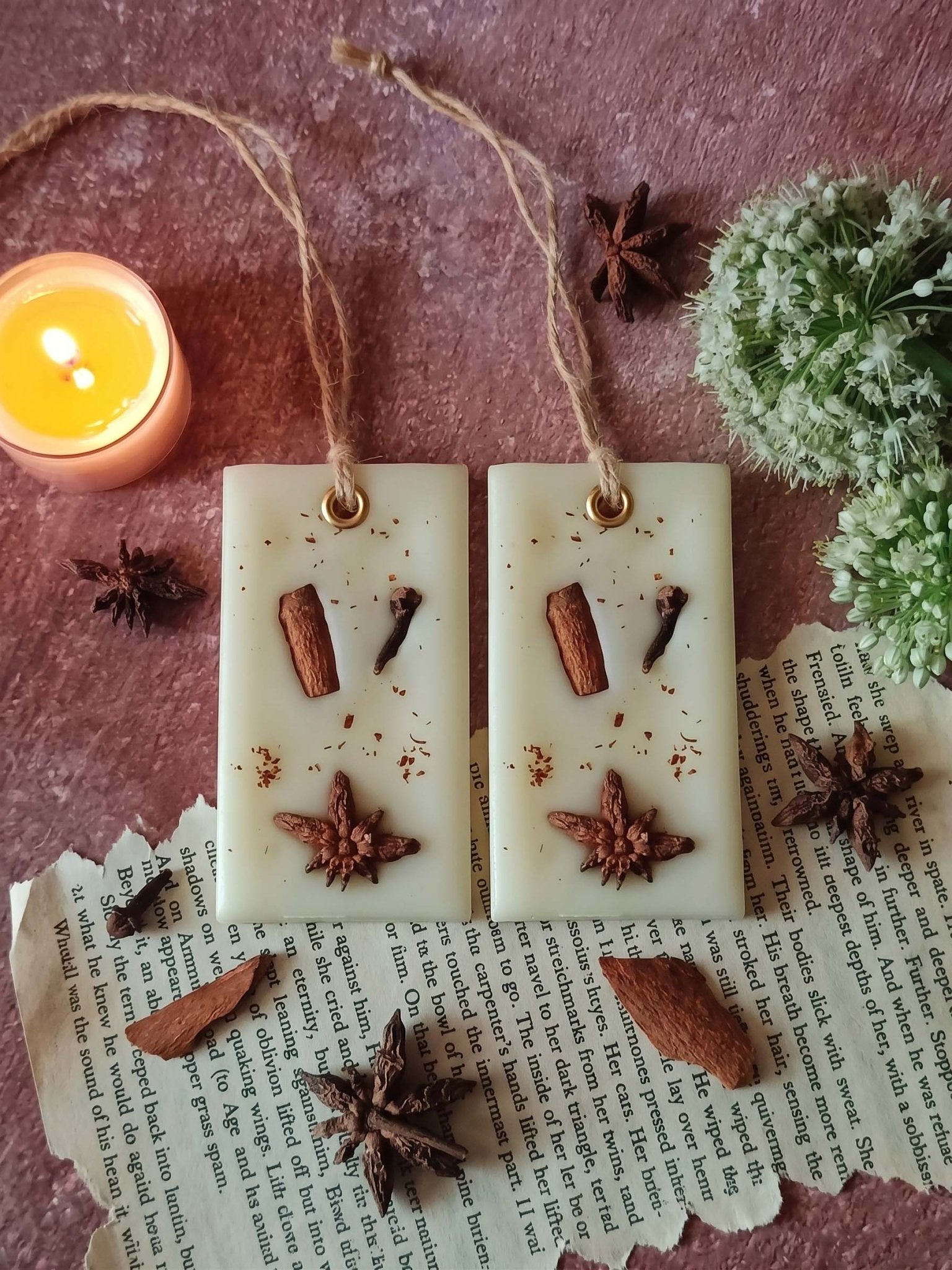 Scented Soywax Air Freshener Sachet - Rectangle 42g – Candles & Fragrances on Brown Living™. SKU: CTC0423_N. Img 6.