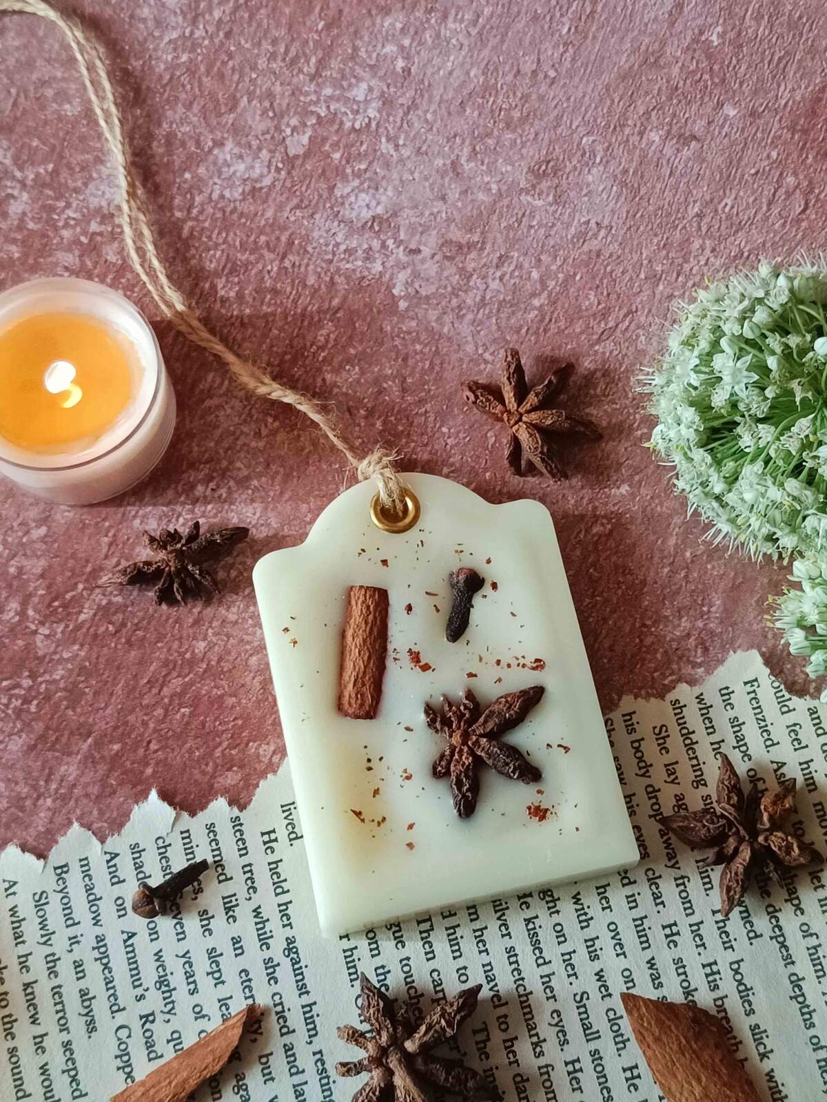 Scented Soywax Air Freshener Sachet - Rectangular Dome 30g | Verified Sustainable by Brown Living™
