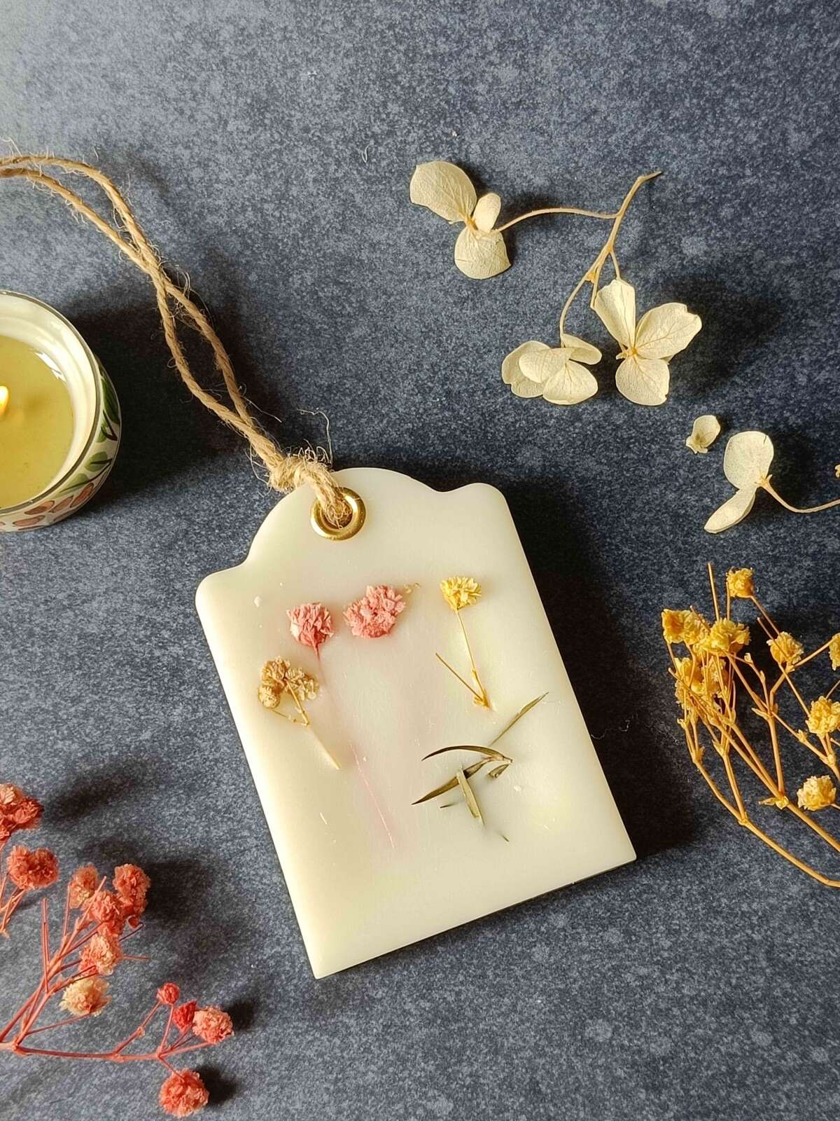 Scented Soywax Air Freshener Sachet - Rectangular Dome 30g | Verified Sustainable by Brown Living™