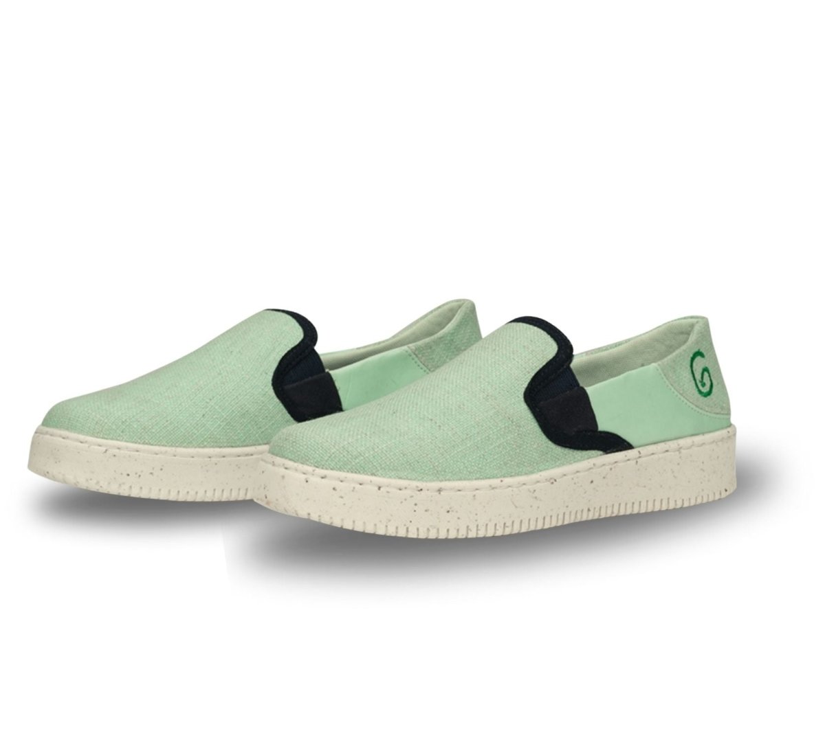 Seafoam Swirl Women's Slip - On Shoes – Womens Casual Shoes on Brown Living™. SKU: G'S_SEFMSWRL_SLPON. Img 5.