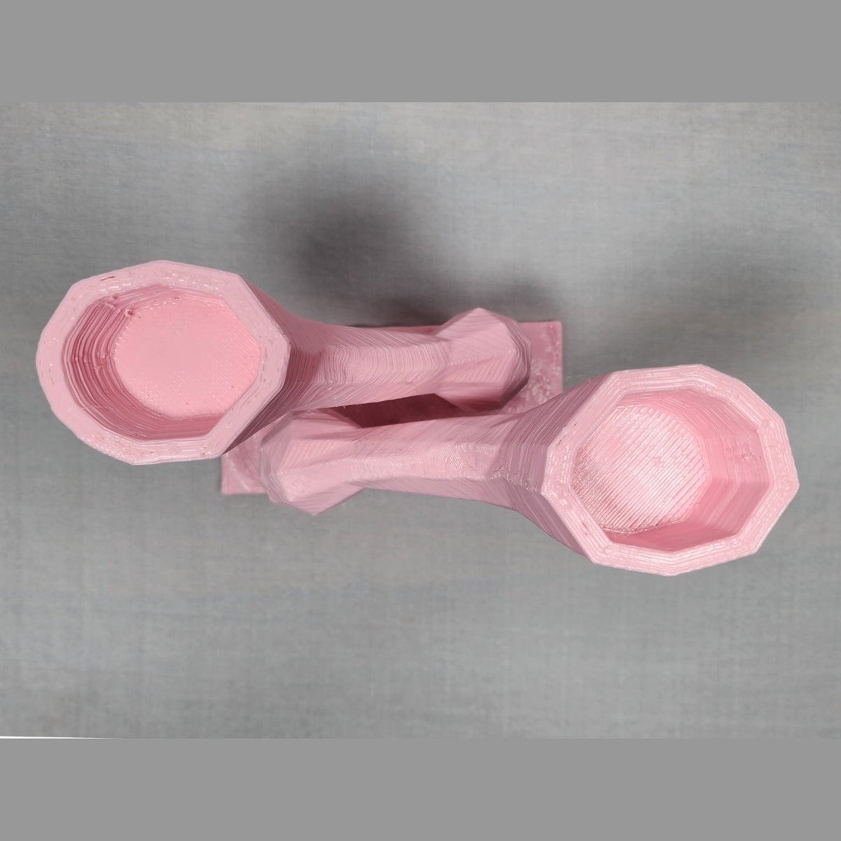 Secluded Flamboyance Plant - Based Pastel Pink Sculpture – Home Decor on Brown Living™. SKU: SEFLEDPLPPA103. Img 2.