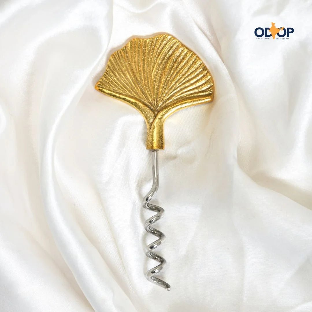 Seep Wine Opener | Made in Solid Brass – Kitchen Tools on Brown Living™. SKU: PRA23HD017L. Img 4.