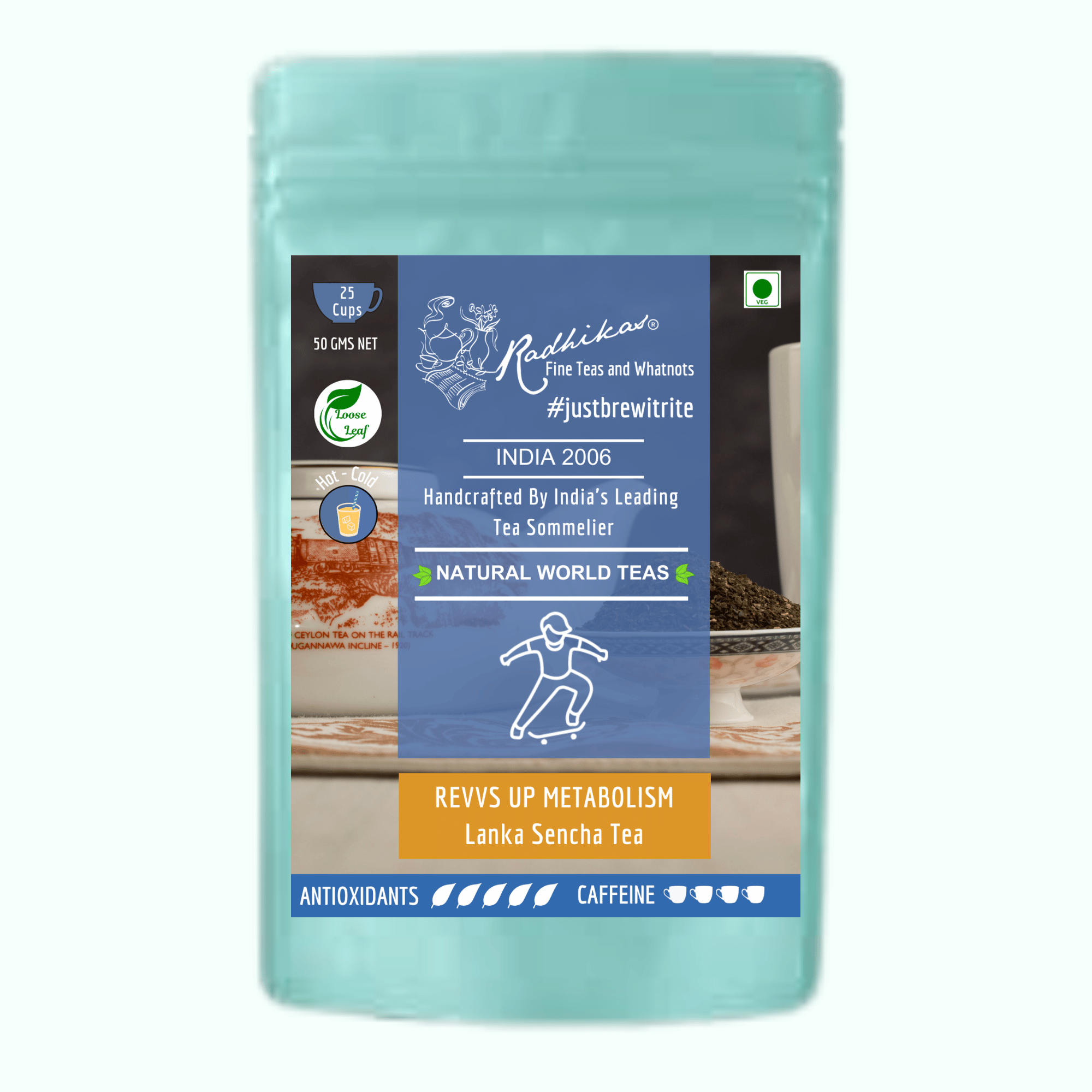 REVVS UP METABOLISM Lanka Sencha Tea - A Tea That's Fresh and Zesty