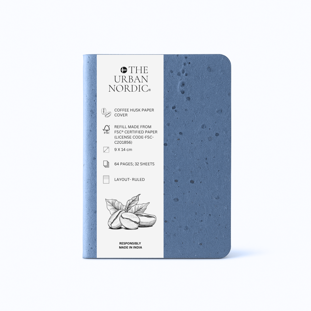 Set of 2 - The Urban Nordic Coffee Husk Cover A5 & A6 Notebook Pack – Notebooks & Notepads by The Urban Nordic available on Brown Living™. . SKU: NBCFSETA5HCA6SBRDFSC - 1. Img 7.