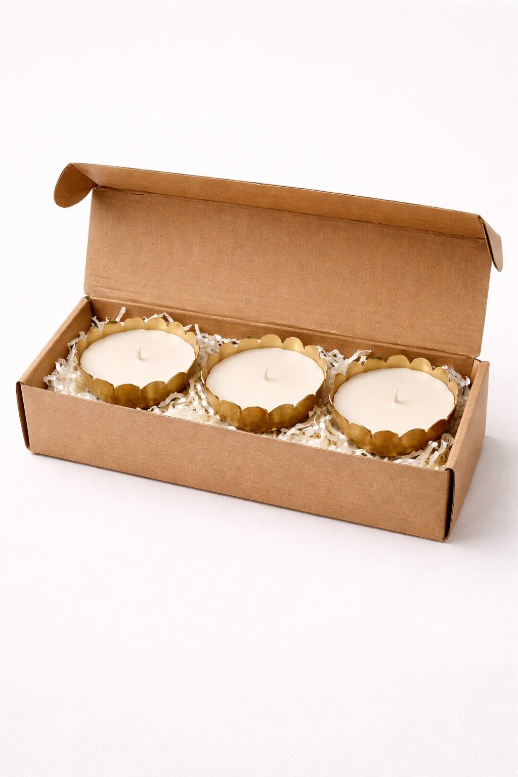 Set Of 3 Metallic Bowl Scented Candles | Home Fragrance – Candles & Fragrances on Brown Living™. SKU: SN2578. Img 5.
