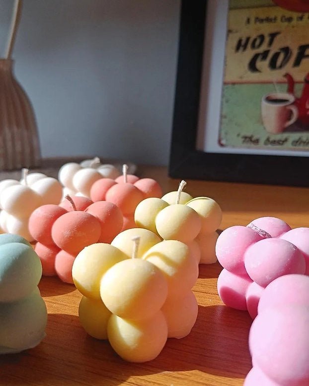 Set of 5 Mini Bubbles Sweet Patchouli Soy Wax Candles | Verified Sustainable by Brown Living™