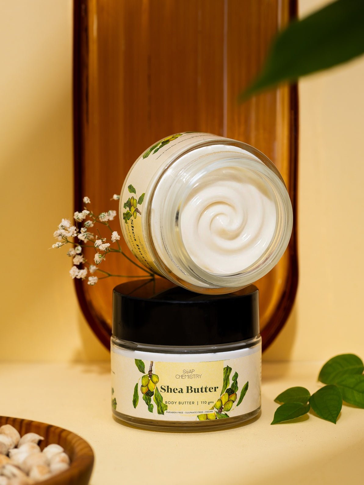 Shea Body Butter 110g | Deep Moisturizing Natural Body Cream – Body Butter on Brown Living™. SKU: SC-25. Img 1.