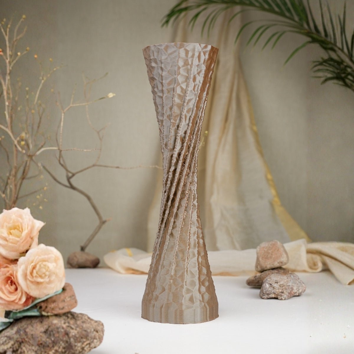 Sheen Twiddle Plant - Based Exotic Bronze Vase – Home Decor on Brown Living™. SKU: SHTWEDPLEBA043. Img 1.