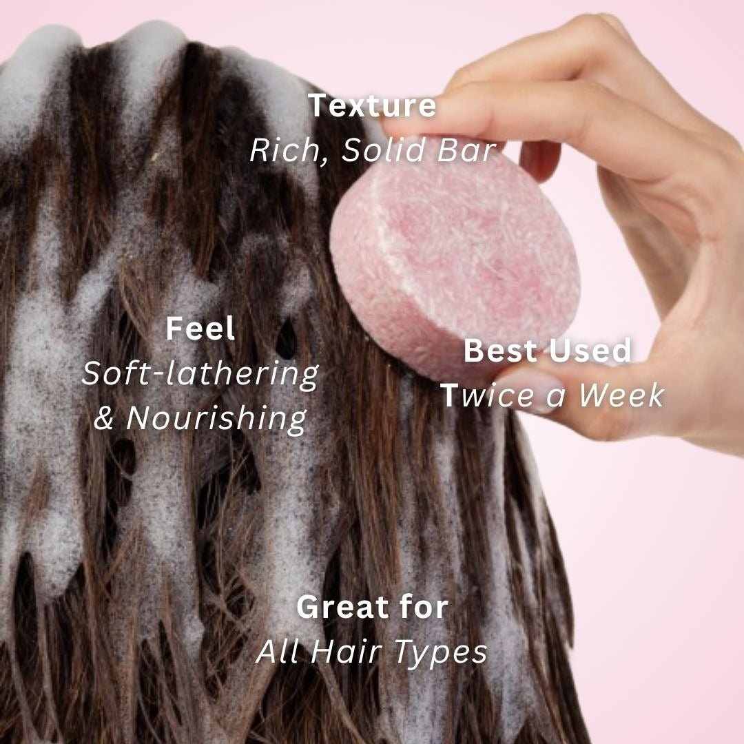 Shine Shampoo Bar for Lustrous, Shiny, Healthy Hair | 55g – Hair Shampoo by Kaura available on Brown Living™. . SKU: KI381. Img 3.