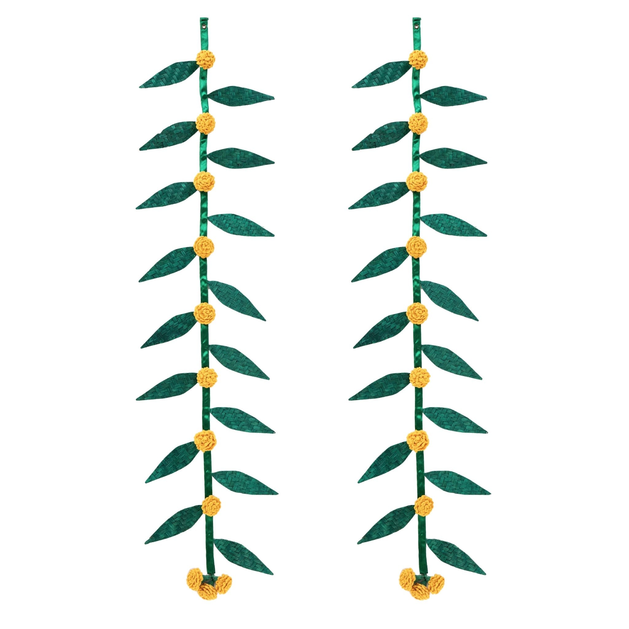 Shubh Handcrafted Bamboo Door Hanging for Decor - Set of 2 – Home Decor on Brown Living™. SKU: BTDE - 705. Img 3.