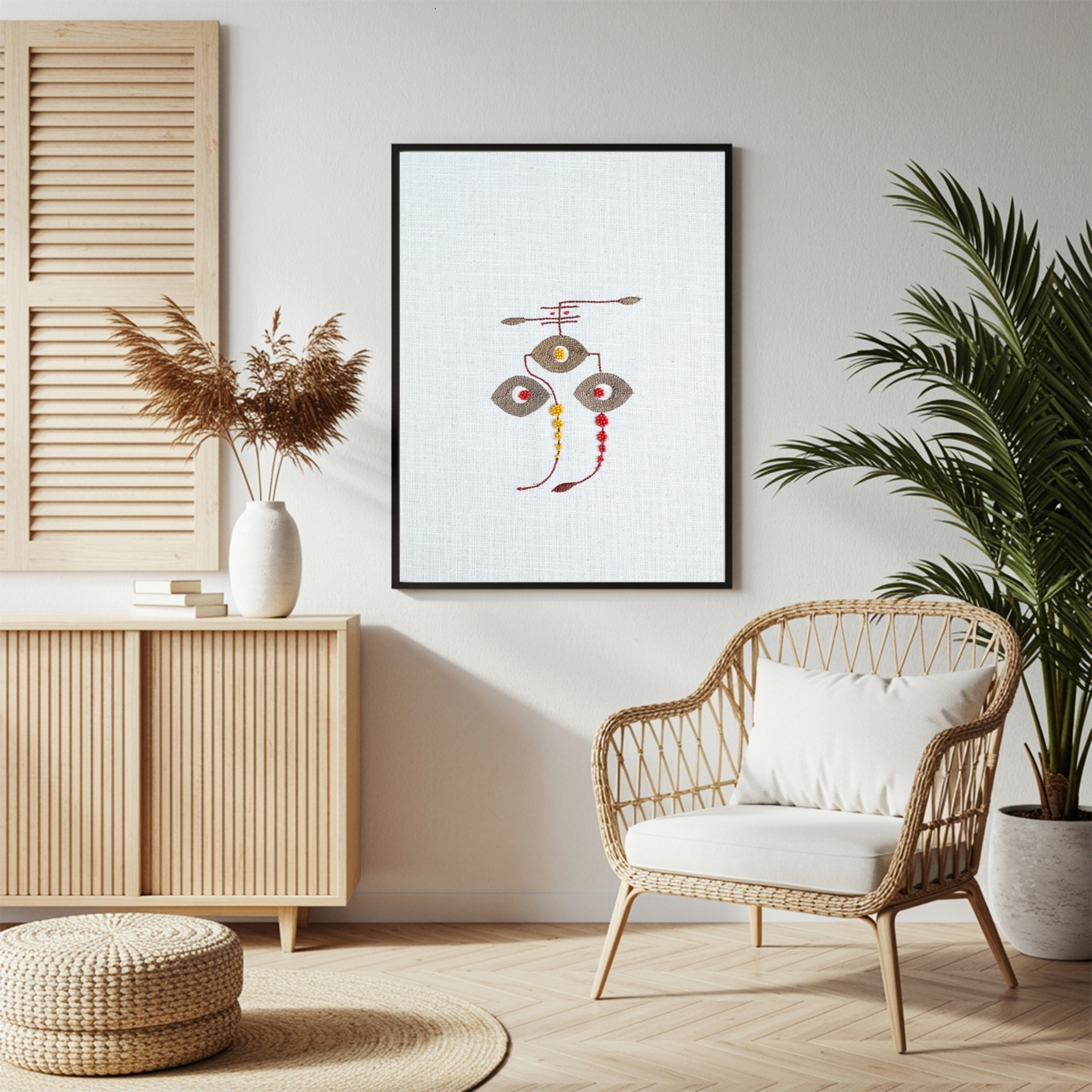 Siddhipriya Ganesh Wall Art – Bestower of Boons | 12x6 Inch – Wall Decor on Brown Living™. SKU: UD00000240. Img 3.