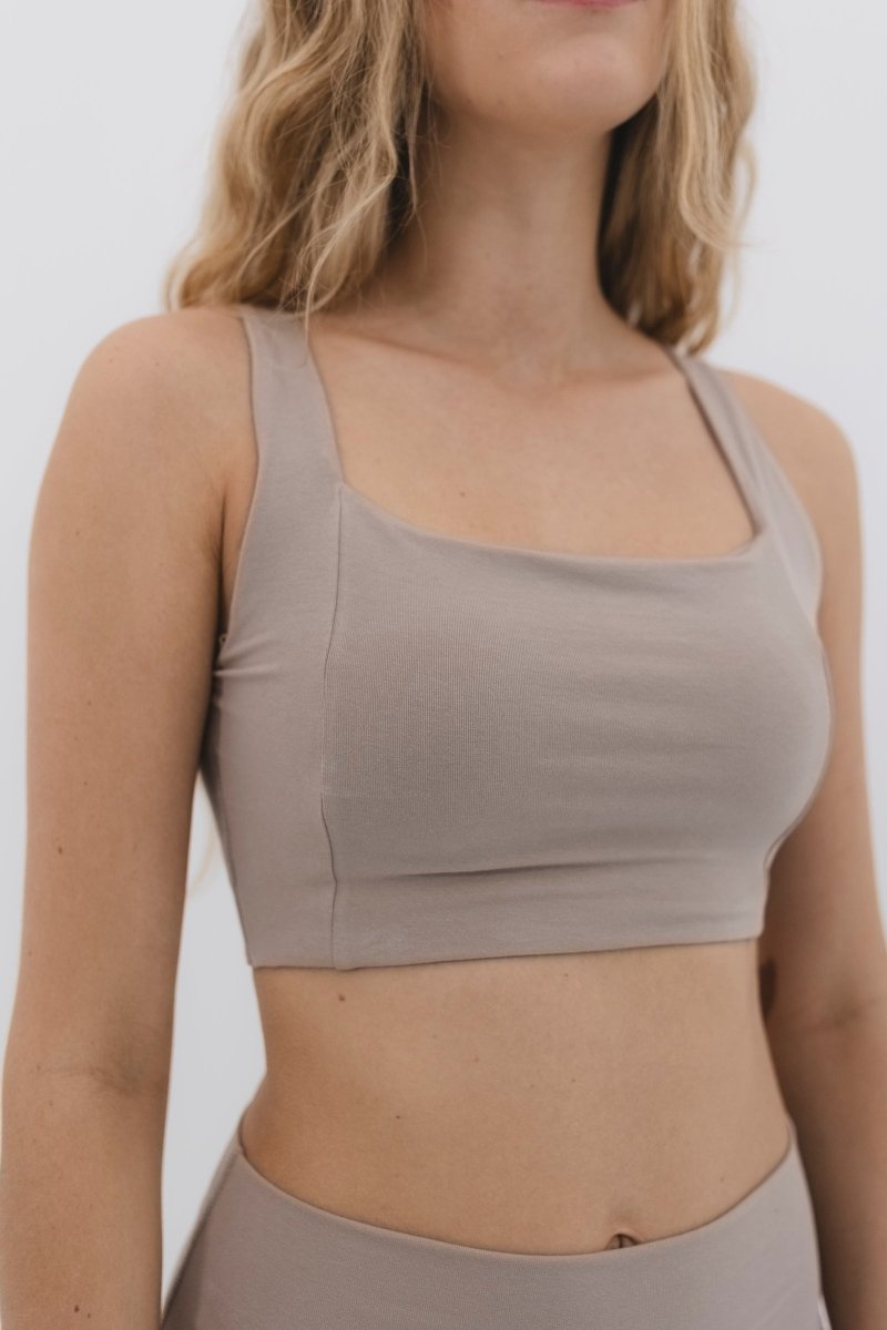 Sienna athletic padded bralette – Womens Leggings by elope available on Brown Living™. Xs Black. SKU: ELSNB001XS. Img 12.