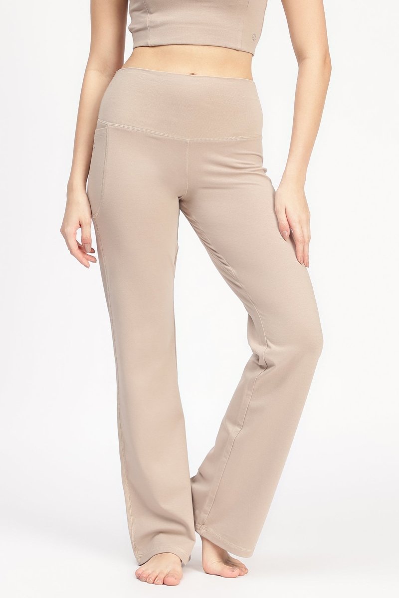 Sienna flattering flare yoga pants – Womens Pants by elope available on Brown Living™. Xs Atmosphere. SKU: ELSNYP004XS. Img 8.