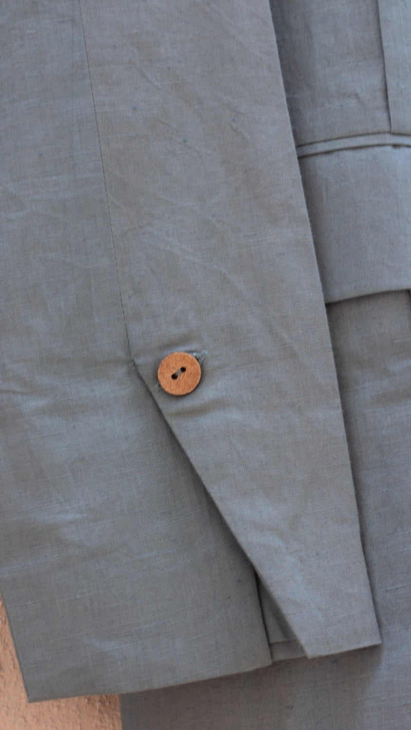Single-Breasted Tailored Cotton Blazer | Verified Sustainable Mens Blazer on Brown Living™