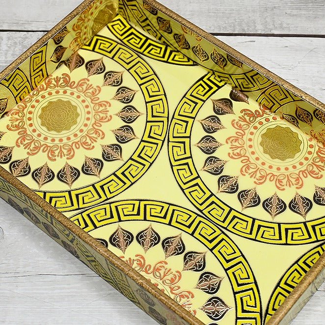 Single Wooden Serving Tray – Trays & Platters on Brown Living™. SKU: 3MJ00121TYC. Img 2.