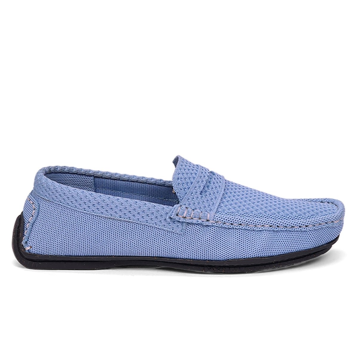 Sky Blue Moc Mens Shoes Loafers – Mens Casual Shoes on Brown Living™. SKU: GS_JBM_SKBLU3832. Img 3.