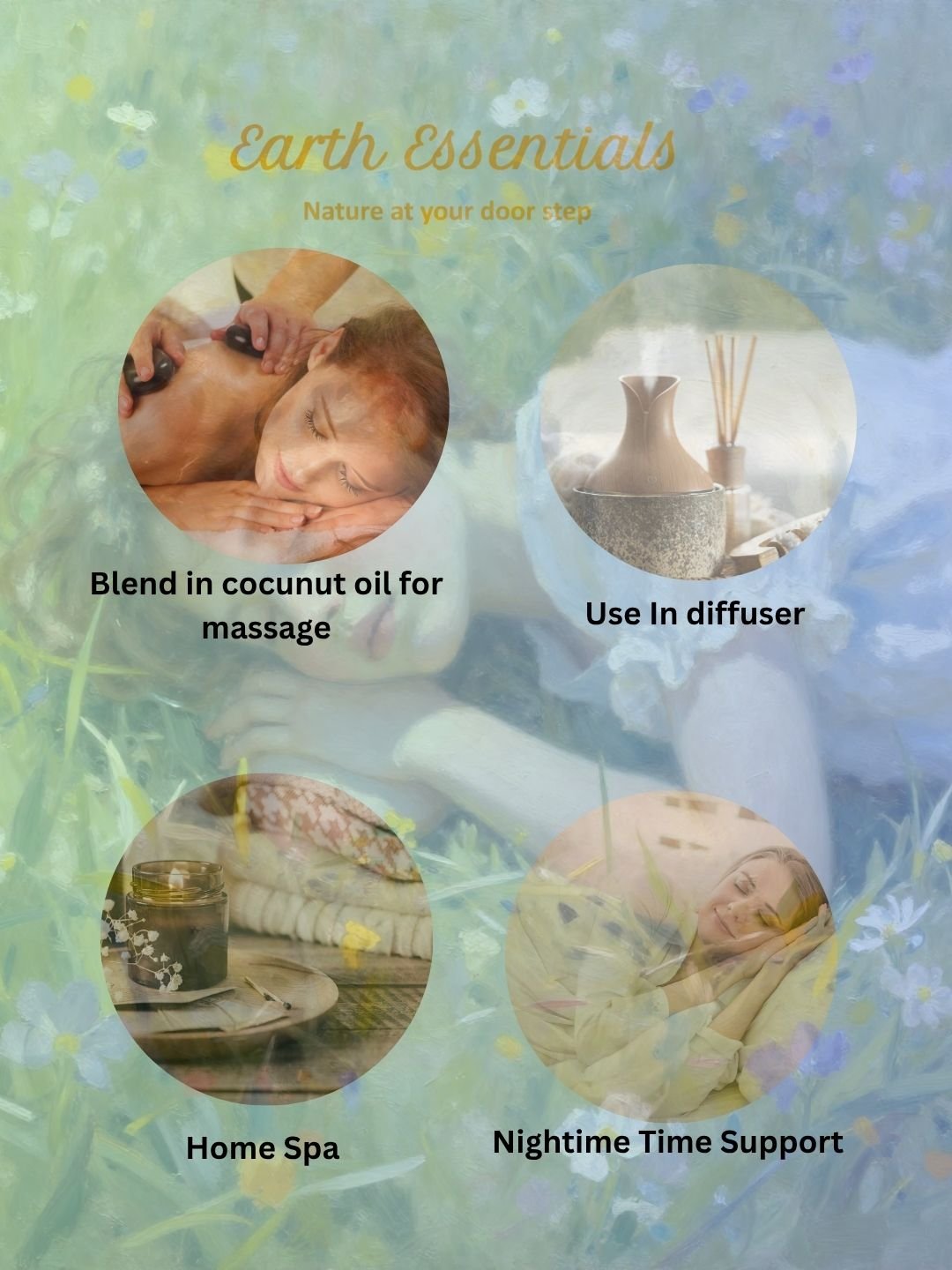 Sleepy Time Essential Oil Blend 15 ml – Calming & Relaxing Aroma – Essential Oils on Brown Living™. SKU: EOBlends-05. Img 8.