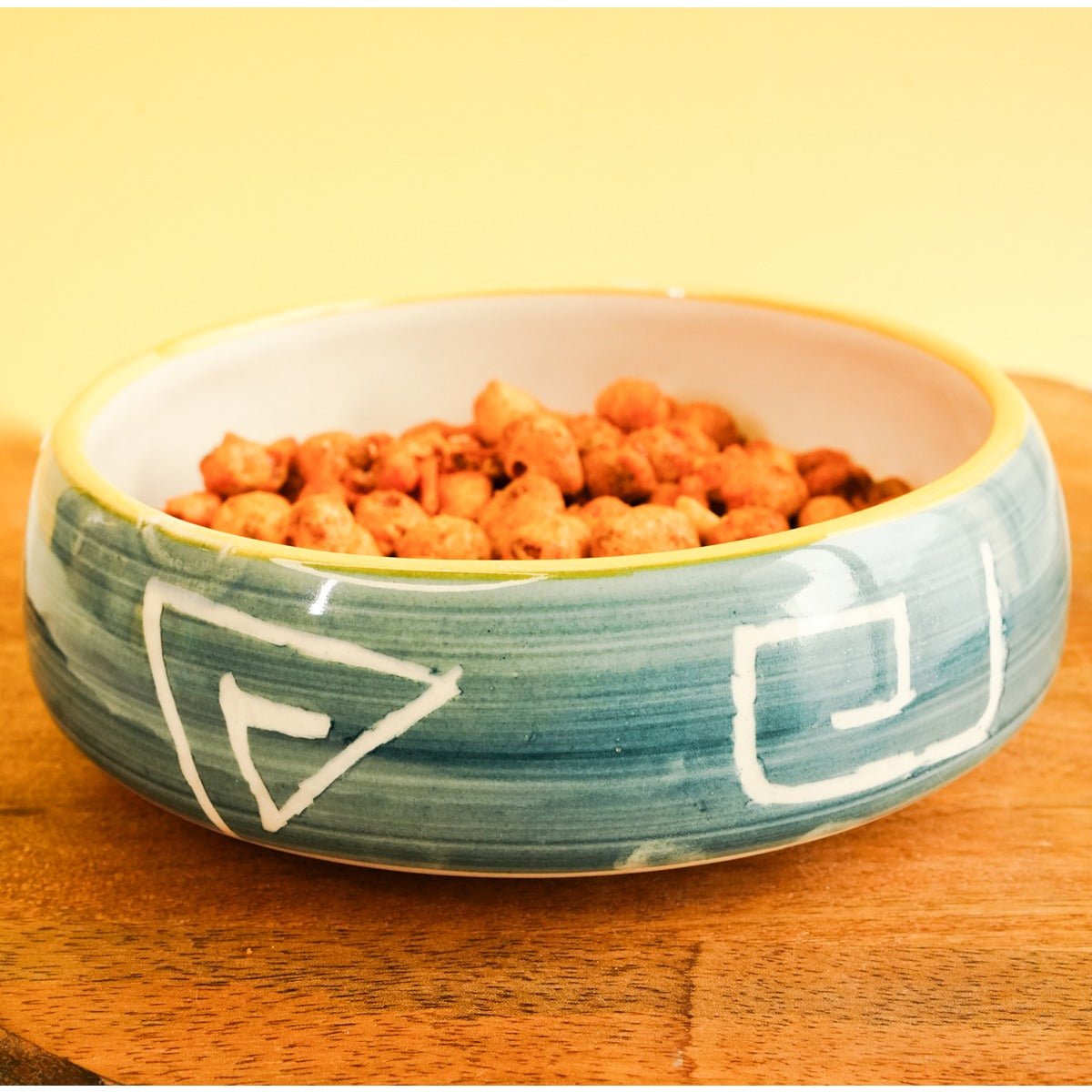 Snack Bowl Single Piece – Elegant Serving Bowl – Plates & Bowls on Brown Living™. SKU: S-416. Img 1.
