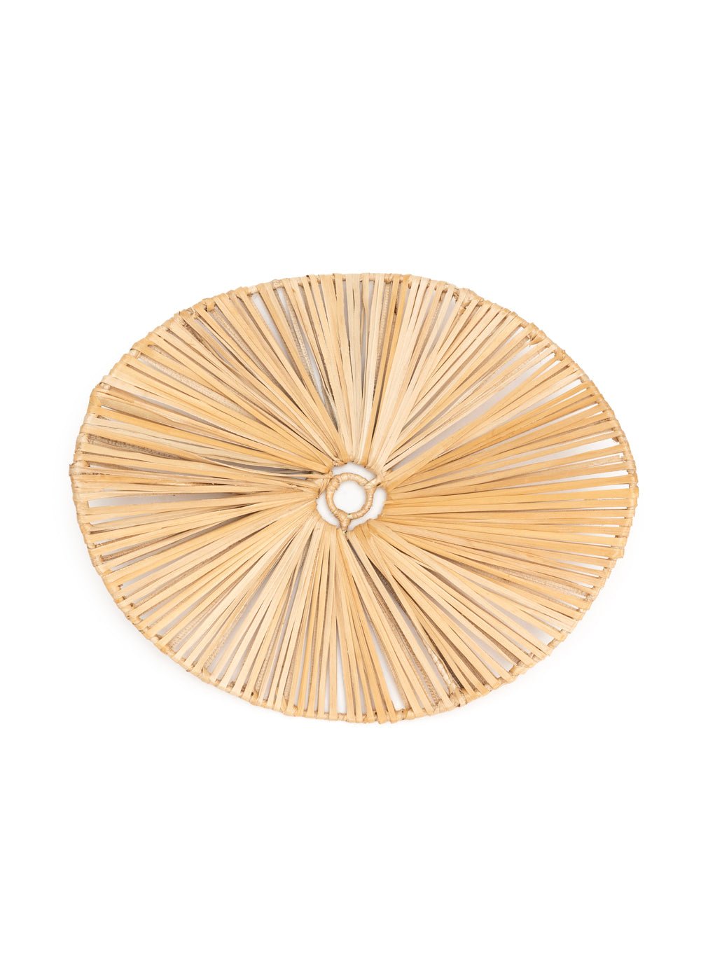 Solane Handcrafted Banana Fiber Lampshade – Lamps & Lighting on Brown Living™. SKU: LS-2281. Img 5.