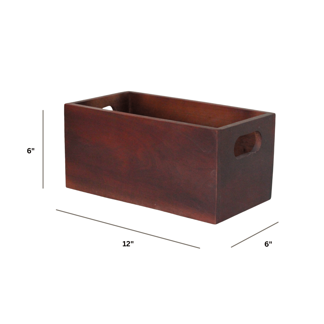 Solid Wood Aaira Oil Box & Organizer | Elegant Kitchen & Dining Table – Kitchen Organizers on Brown Living™. SKU: BL0101. Img 2.
