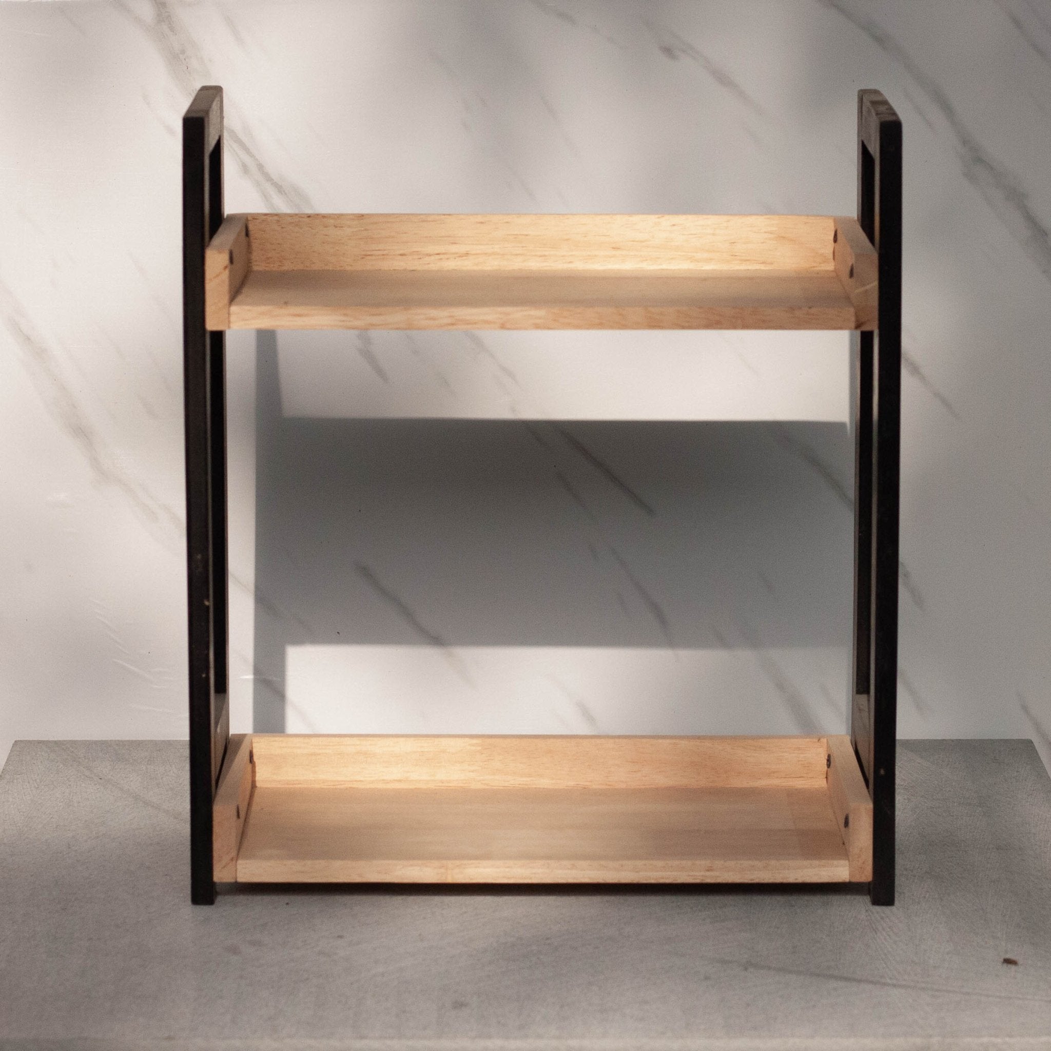 Solid Wood Bambi Kitchen Rustic Storage Organizer – Kitchen Organizers on Brown Living™. SKU: BL0102. Img 5.