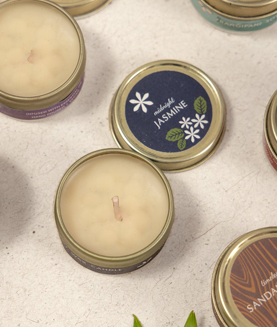 Soy Wax Candles Set Of 8 | Diwali Candles For Festive Decor – Candles & Fragrances on Brown Living™. SKU: Gul_Diwali_26_013. Img 3.