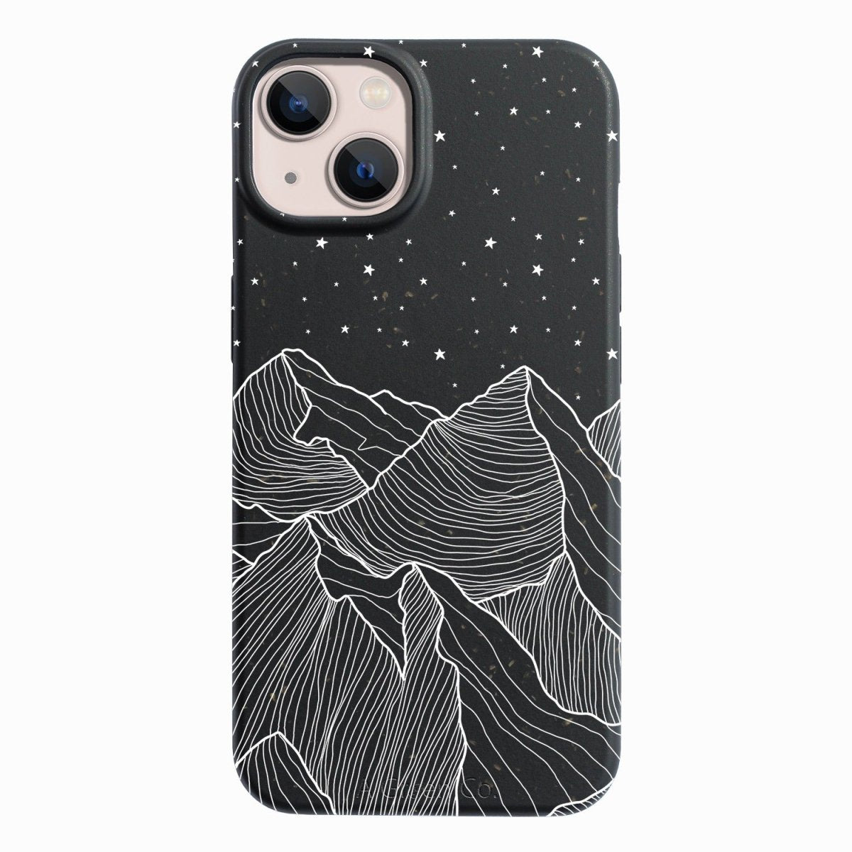 Starry Peaks - Biodegradable Eco - Friendly Phone Case / Mobile Cover – Tech Accessories on Brown Living™. SKU: STRRY-13-001. Img 2.