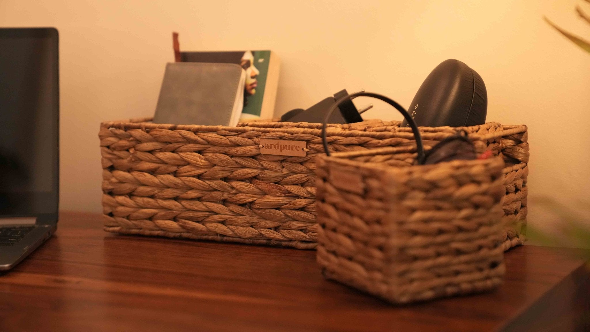 Stationery Organizer for Desk | Multi - Compartment Office Storage – Trays & Platters on Brown Living™. SKU: 209SW. Img 3.