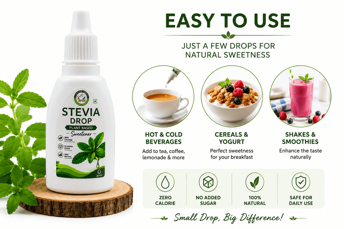 Stevia Drops – Snack Foods on Brown Living™. SKU: BH-STVD-30ML. Img 3.