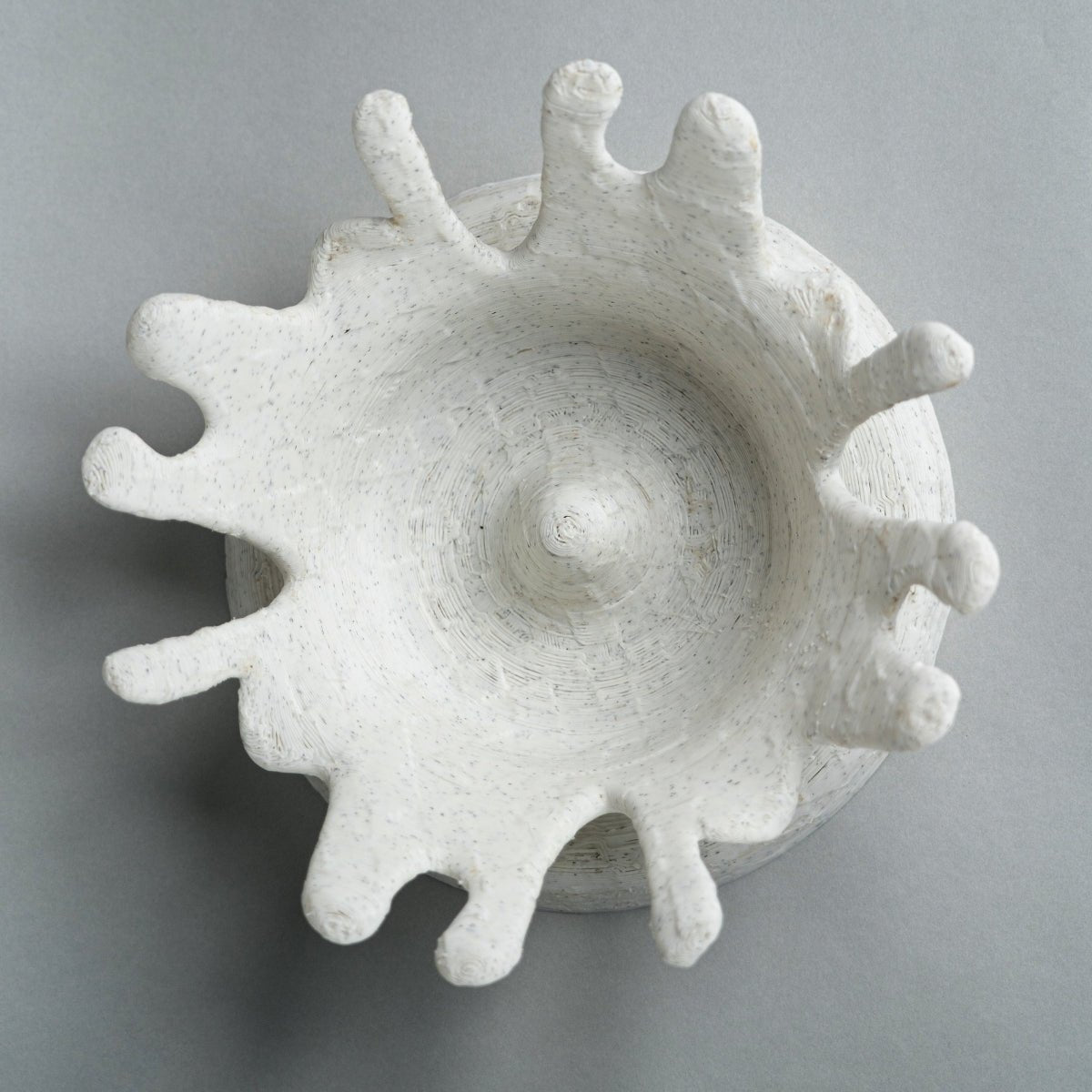 Stone Splash Plant - Based Marble White Bowl – Home Decor on Brown Living™. SKU: STSPEDPLMWA039. Img 2.