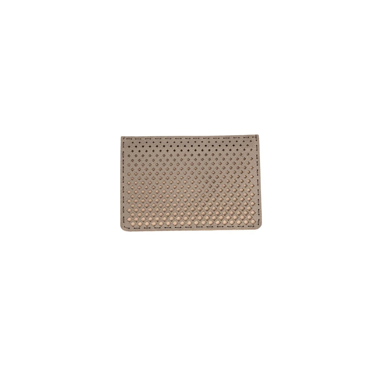 Stylish Geometric Upcycled Card Holder – Card Sleeves on Brown Living™. SKU: CC006B. Img 1.