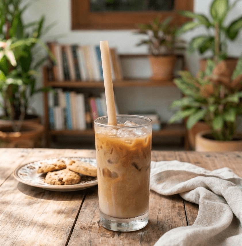 Sugarcane Straws (Pack of 100) | Home Compostable PLA Free – Drinking Straws & Stirrers on Brown Living™. SKU: TET_SS_6M_100N. Img 8.