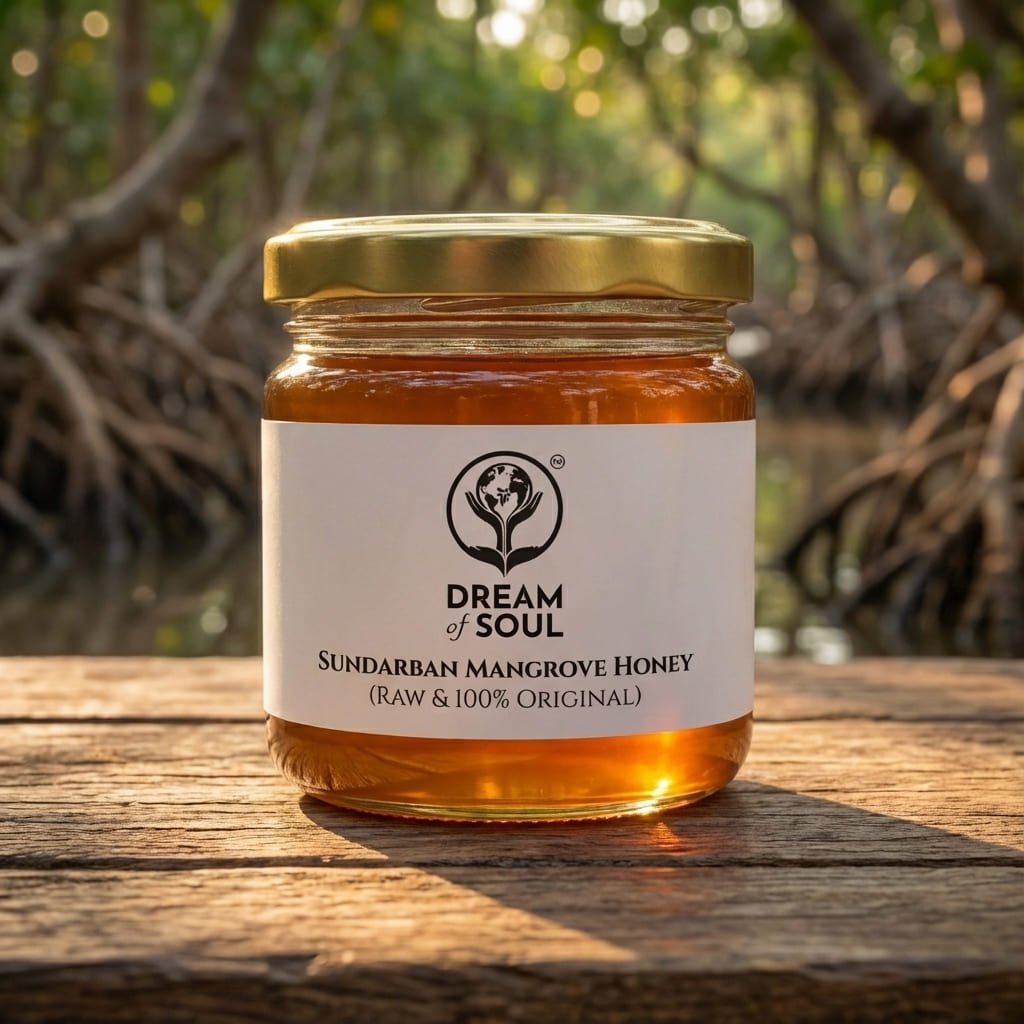 Sundarban Mangrove Honey Raw & Unprocessed 450g | Pure Natural – Honey & Syrups on Brown Living™. SKU: DOS-HONEY-01. Img 1.