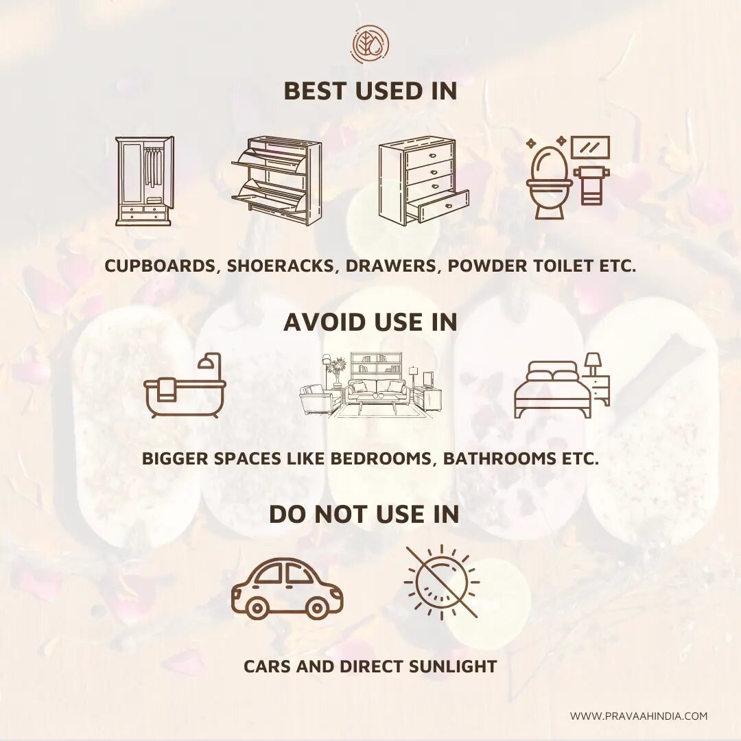 100% Soy Wax Air Freshener Sachet - Oud And Amber | Verified Sustainable by Brown Living™
