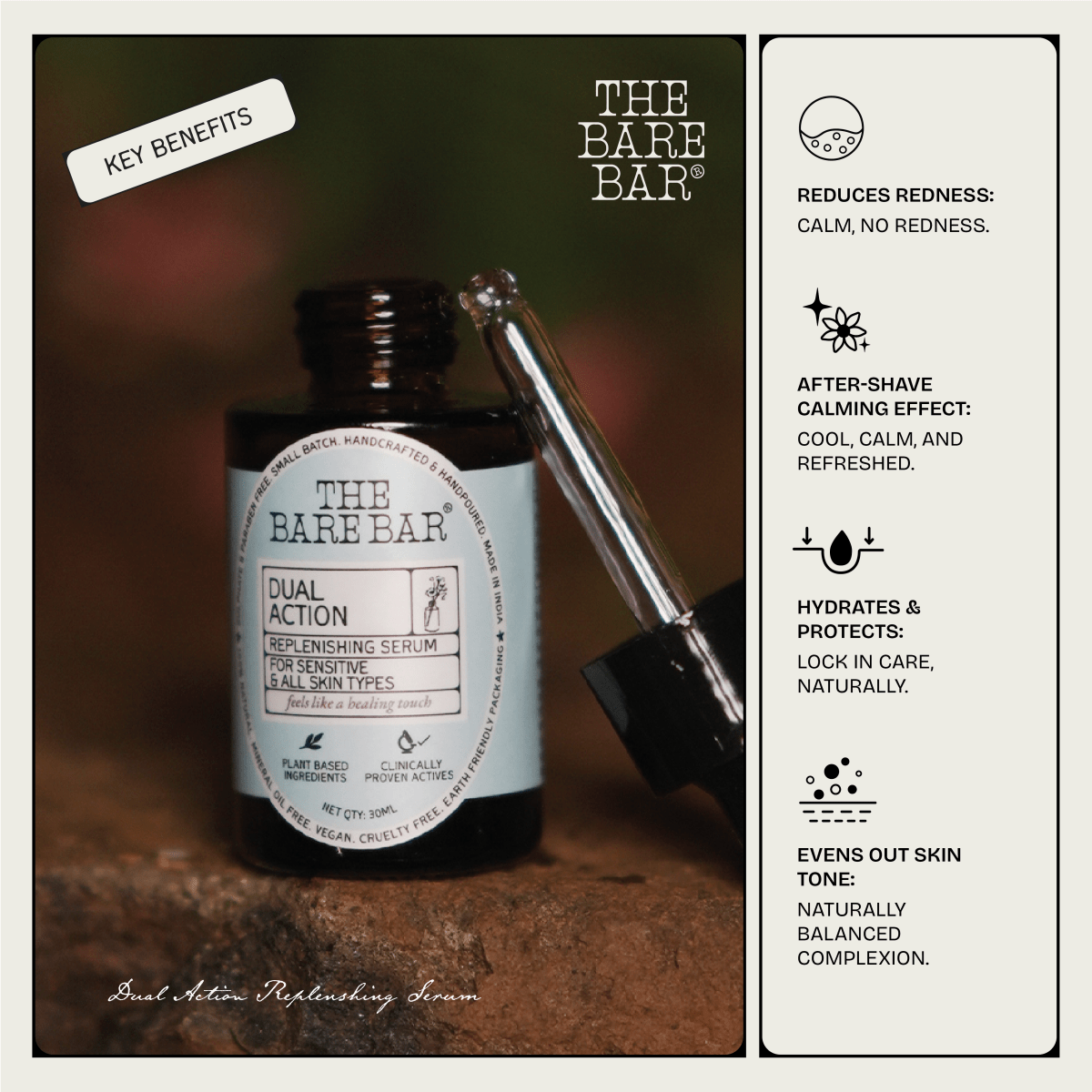 2 - in - 1 Hydrating & Repairing Serum for Skin Care | Verified Sustainable by Brown Living™