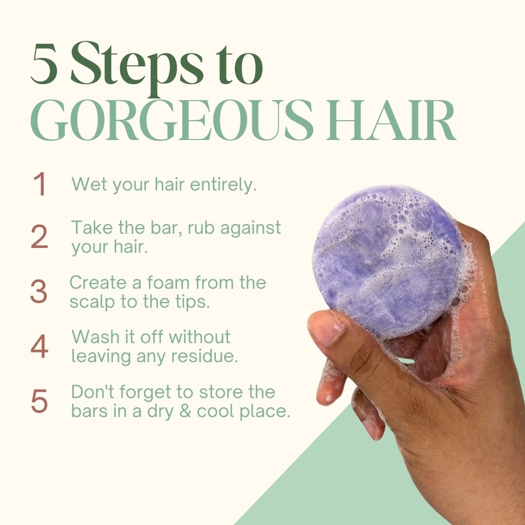 All Natural Shampoo Bar for Daily Care - Coconut Oil and Lavendar Essential Oil | Verified Sustainable by Brown Living™