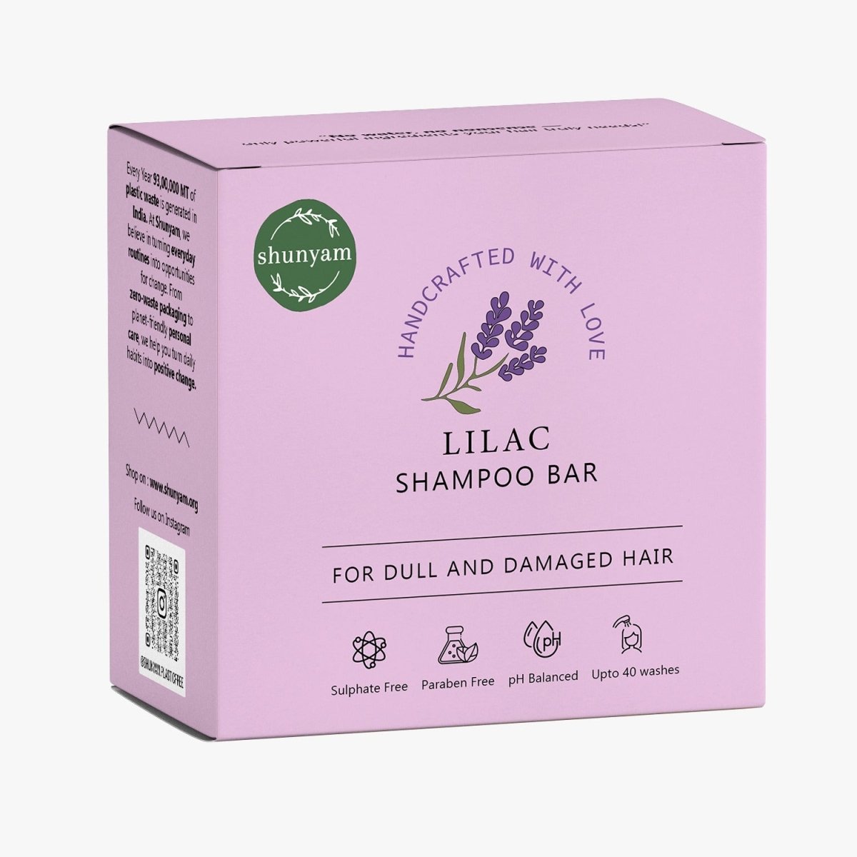All Natural Shampoo Bar for Daily Care - Coconut Oil and Lavendar Essential Oil | Verified Sustainable by Brown Living™