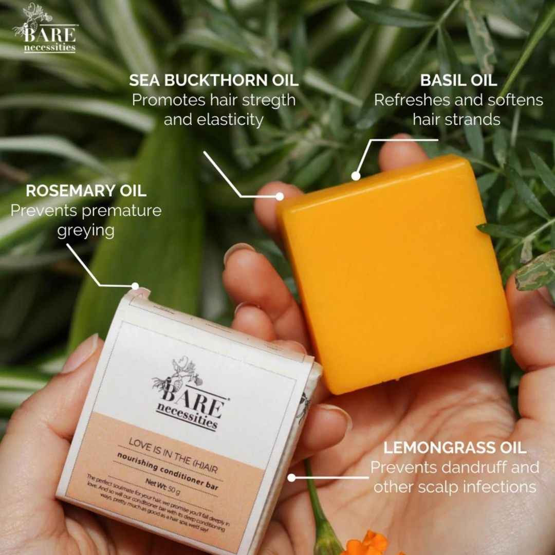 Anti - frizz Nourishing Conditioner Bar| Vegan | 50g for 50 - 60 washes – Hair Conditioner on Brown Living™. SKU: 044 - 08920 - PC037. Img 2.