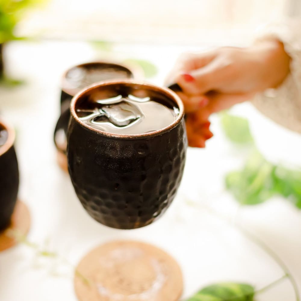 Antique Black Copper Mug (Moscow Mule) | Verified Sustainable by Brown Living™