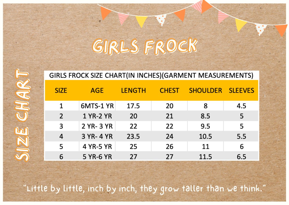 Augustus The Tiger - Girls Comfort Wear – Kids Frocks & Dresses on Brown Living™. SKU: MITHSF - 032(G) - 1. Img 7.