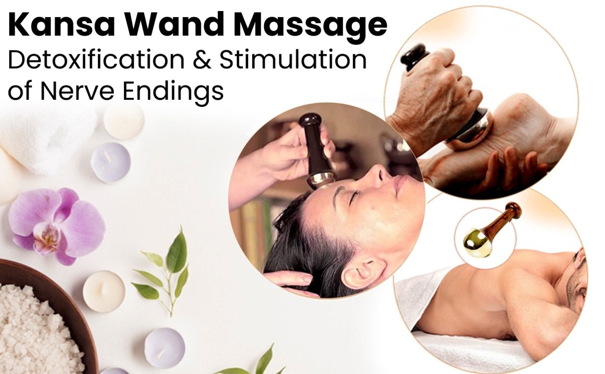 Ayurveda Kansa Wand for Face & Body – Wooden Handle, 4.5 cm | Verified Sustainable by Brown Living™
