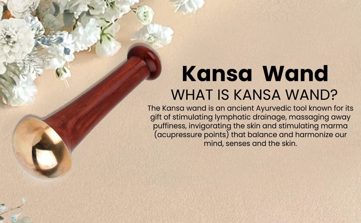 Ayurveda Kansa Wand for Face & Body – Wooden Handle, 4.5 cm | Verified Sustainable by Brown Living™
