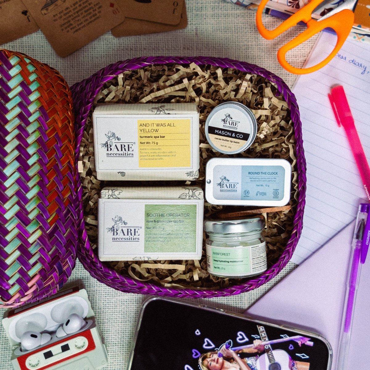 Back to College Skincare Set | Natural Sustainable Skincare for Teens – Gift Giving on Brown Living™. SKU: BNWD04 - 1. Img 1.