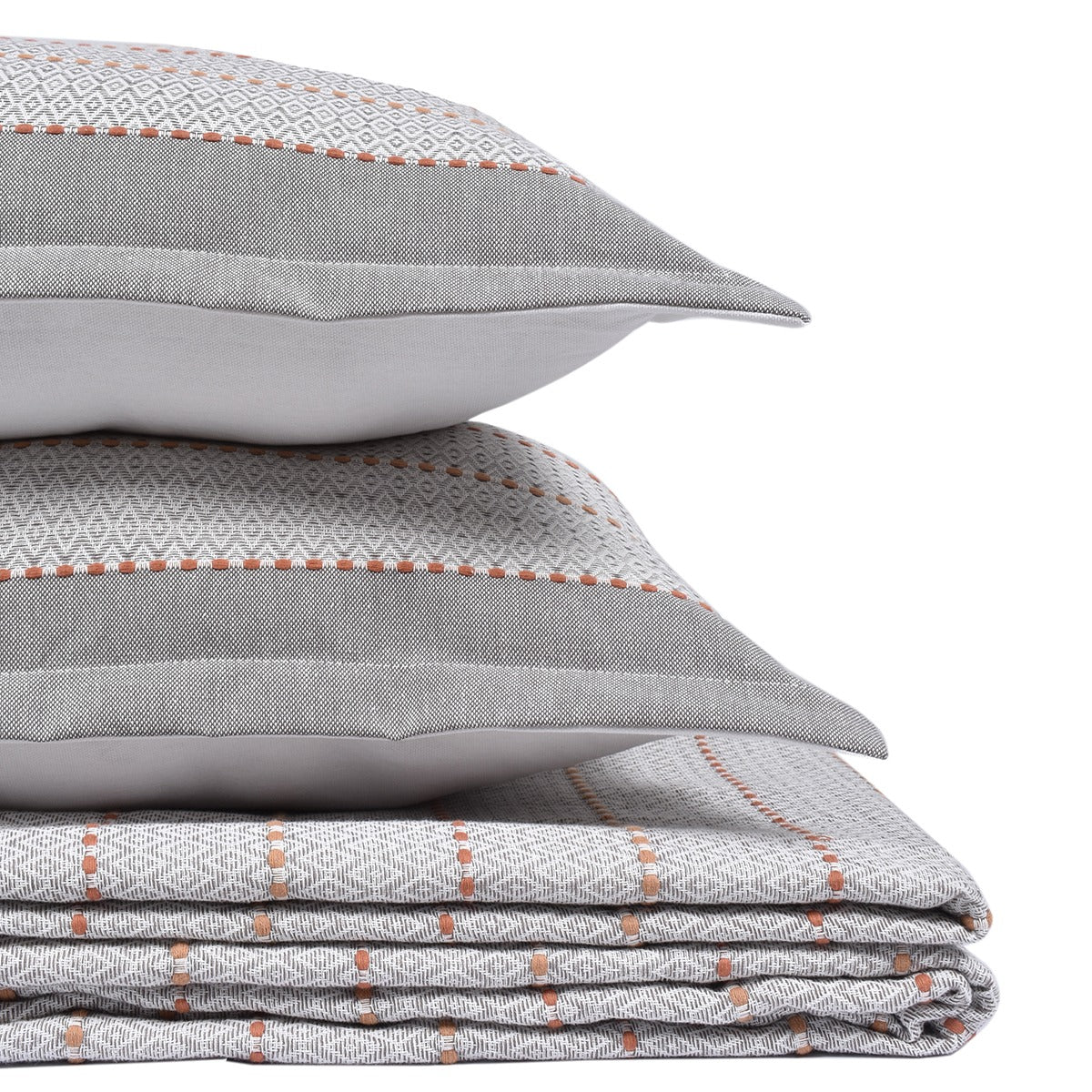 Back to Nature Earthy Orange Bed Set – Bed Linens on Brown Living™. SKU: TGW110048. Img 4.