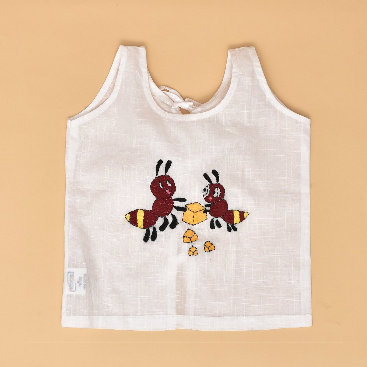 Backyard Buddies - Giraffe, Dino, Ant & Flamingo Back Open Pure Cotton Baby Jabla Set of 4 | Verified Sustainable by Brown Living™
