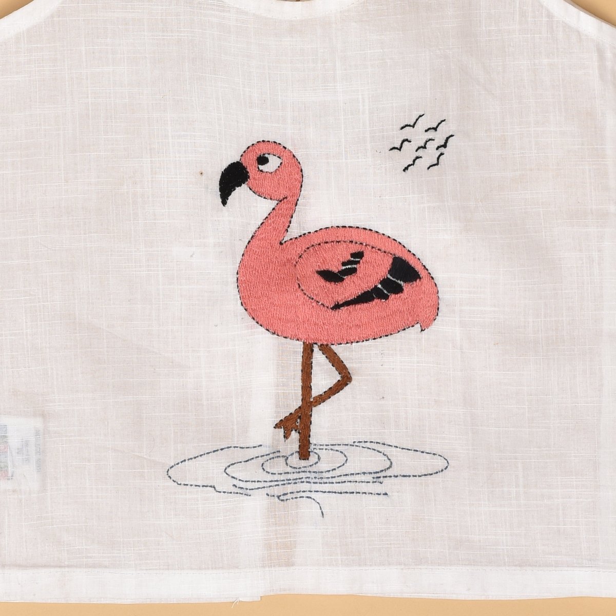 Backyard Buddies - Giraffe, Dino, Ant & Flamingo Back Open Pure Cotton Baby Jabla Set of 4 | Verified Sustainable by Brown Living™