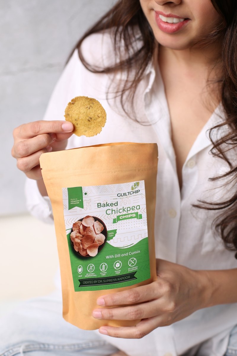 Baked Chickpea Chips | 150 g + 50 g Free | Verified Sustainable by Brown Living™